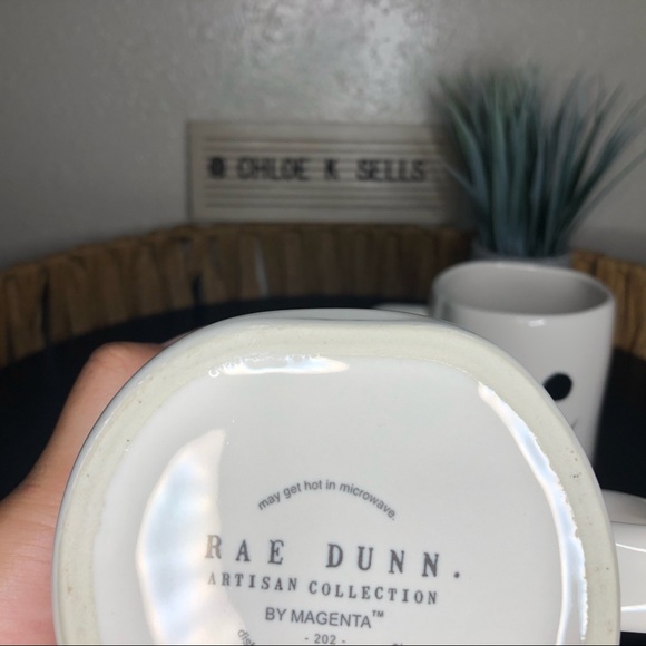 Rae Dunn Spooky Double Sided Mug With Skeleton. - Picture 5 of 5